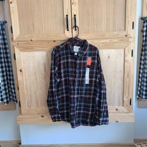St. John’s Bay “Super Soft” classic fit plaid signature flannel shirt size XL